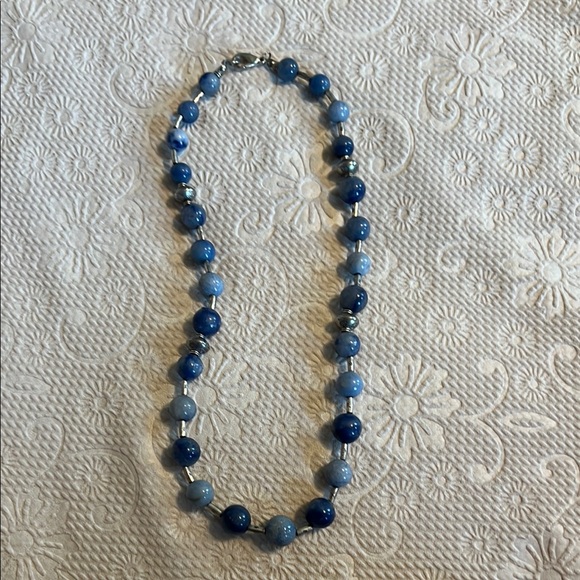 Jewelry - Chic Blue Beaded Necklace